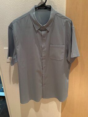 Jemitop Mens Short Sleeve Button Down Shirt